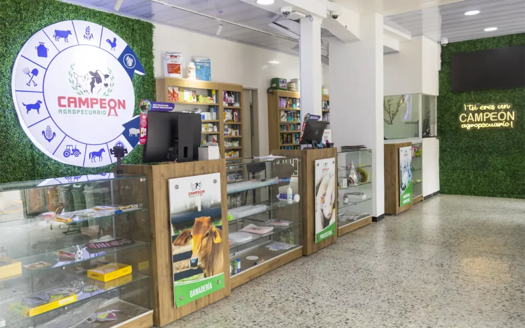 campeon agropecuario - puesto de venta